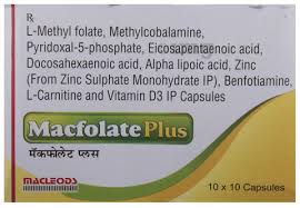 MACFOLATE PLUS CAP (10 CAP)