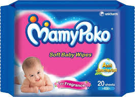 MAMY POKO BABY WIPES 20'S