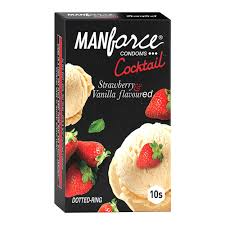MANFORCE CONDOM 10'S(COCKTAIL STRAWBERRY)
