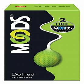 MOODS CONDOMS DOTTED 20'S