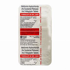 TORGLIP M SR 1000 MG TAB 10(10 PCS)