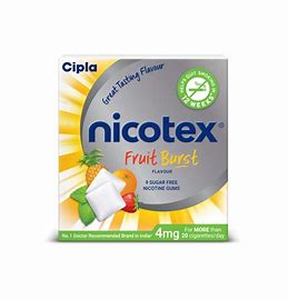 NICOTEX 4MG SUGAR FREE CINN.CHEW (9 PACK)