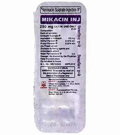 MIKACIN 250 MG INJ 2ML