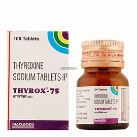 THYROX 75 MG TAB(100 TAB)