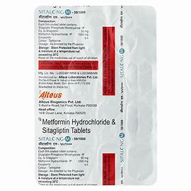 SITALONG M 100/1000 MG TAB (10 PCS)