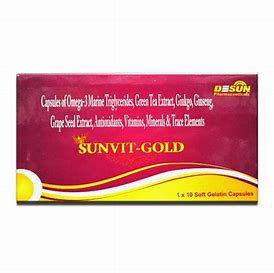 SUNVIT-GOLD CAP(10 PCS)(726)