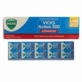 VICKS ACTION 500 MG TAB(10 TAB)
