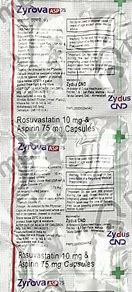 ZYROVA ASP 75 MG 10TAB(10 PCS)