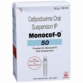 MONOCEF-O 50 MG SUSP - 30 ML