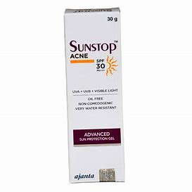 SUNSTOP ACNE GEL  SPF30  30GM
