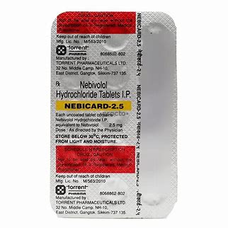 NEBICARD 2.5 MG TAB (15 TAB)(2974)