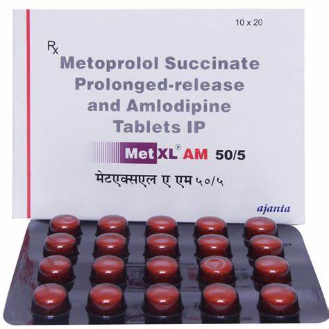 MET XL AM 50/5MG TAB (20 PCS)