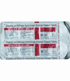 SITAXA M XR 100/1000 MG TAB (10 PCS)