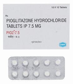 PIOZ 7.5 MG TAB(10 TAB)
