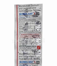 Thumbnail for ROMILAST-L 10 MG TAB(10 TAB)