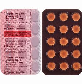 WYSOLONE DT 5 MG TAB(15 TABS)