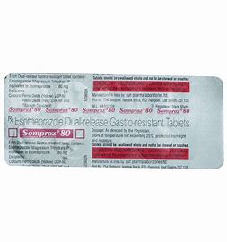 SOMPRAZ 80 MG TAB (10 PCS)