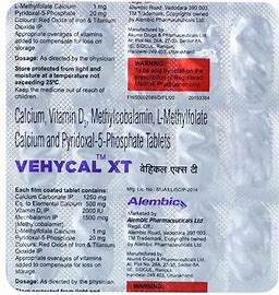 VEHYCAL XT TAB (15 TAB)(3203)