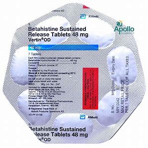 VERTIN-OD 48 MG TAB(7 TAB)