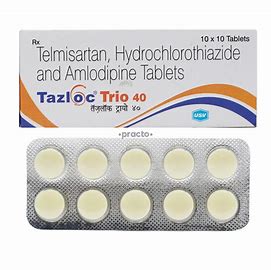 TAZLOC TRIO 40 MG TAB(10 TAB)