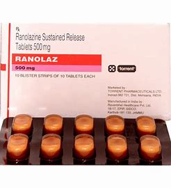 RANOLAZ 500 MG TAB(10 TAB)