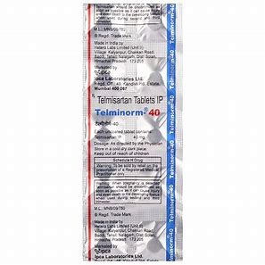 TELMINORM H 40 MG TAB(10 TAB)