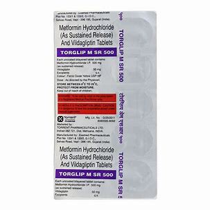 TORGLIP M SR 500MG TAB (10 PCS)