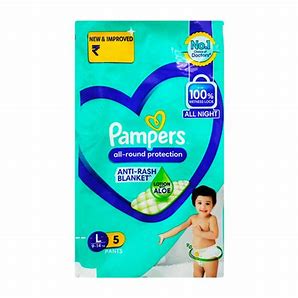 PAMPERS L 5'S