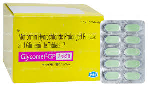 GLYCOMET GP-3/850 TAB(10 TAB)
