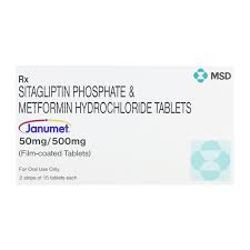 JANUMET 50/500 MG TAB (15 TAB)