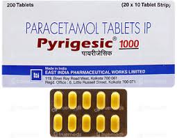 PYRIGESIC 1000 MG TAB(10 TAB)