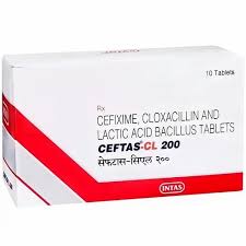 CEFTAS-CL 200 MG TAB(10 TAB)