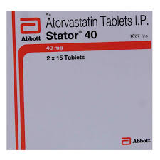 STATOR 40 MG TAB(15 TAB)