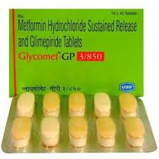GLYCOMET-GP 3 MG/ 850 MG TAB(10 TAB)