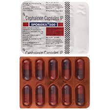 SPORIDEX 500 MG CAP(10 CAP)