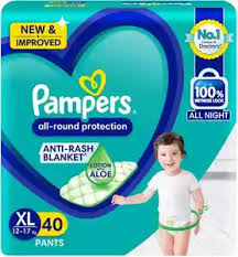 PAMPERS XL 40'S