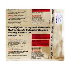 ZITA-MET 20/500 MG TAB (15 PCS)