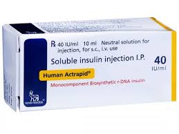 HUMAN ACTRAPID 40IU/ML 10ML