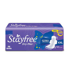 STAYFREE DRY MAX ALL NIGHT 28'S