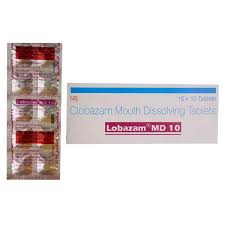 LOBAZAM MD 10 MG TAB(10 TAB)