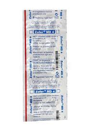 ZOFER MD 4 MG TAB(10 TAB)