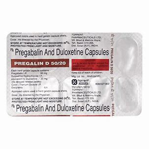 PREGALIN D 50/20 MG TAB (10 TAB)