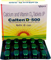 CALTEN-D 500 MG(15 TAB)