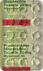 WYSOLONE DT 20MG TAB (15 PCS)