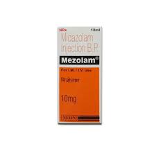 MEZOLAM 10 MG INJ 10ML