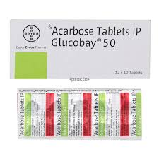 GLUCOBAY 50 MG TAB(10 TAB)