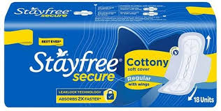 STAYFREE COTTONY REGULAR 18PCS