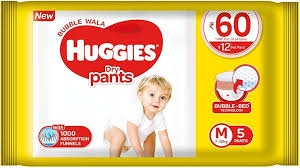HUGGIES DIAPER M 5'S