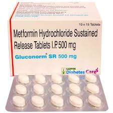 GLUCONORM SR 500 MG TAB(15 TAB)