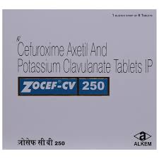 ZOCEF-CV 250 MG TAB(6 TAB)